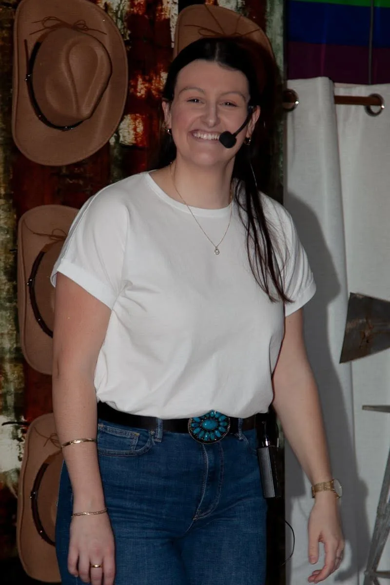 Ashley Mears, instructor at Illawarra Country Bootscooters.